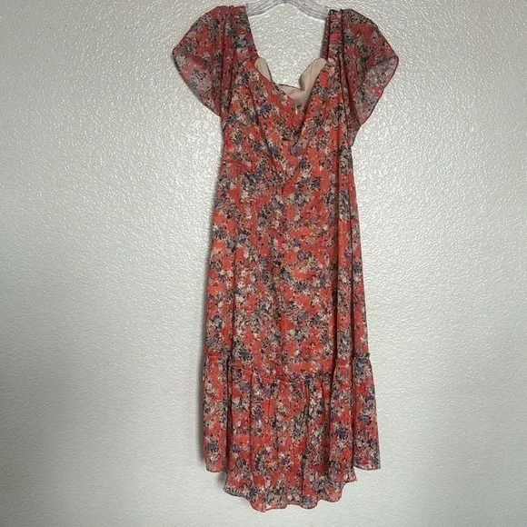 Adelyn Rae Maisie Floral Off Shoulder Dress - Picture 4 of 6